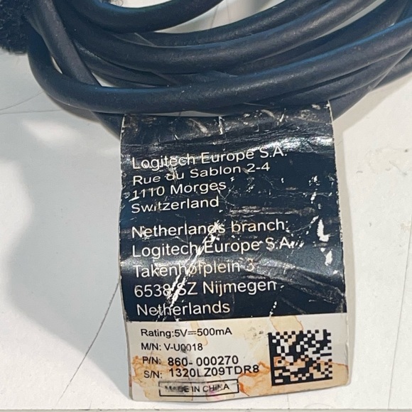 Logitec HD 720P USB webcam - Picture 3 of 3